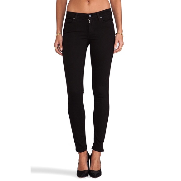PAIGE Denim - PAIGE Verdugo Ultra Skinny Jeans Black EUC Sz 26